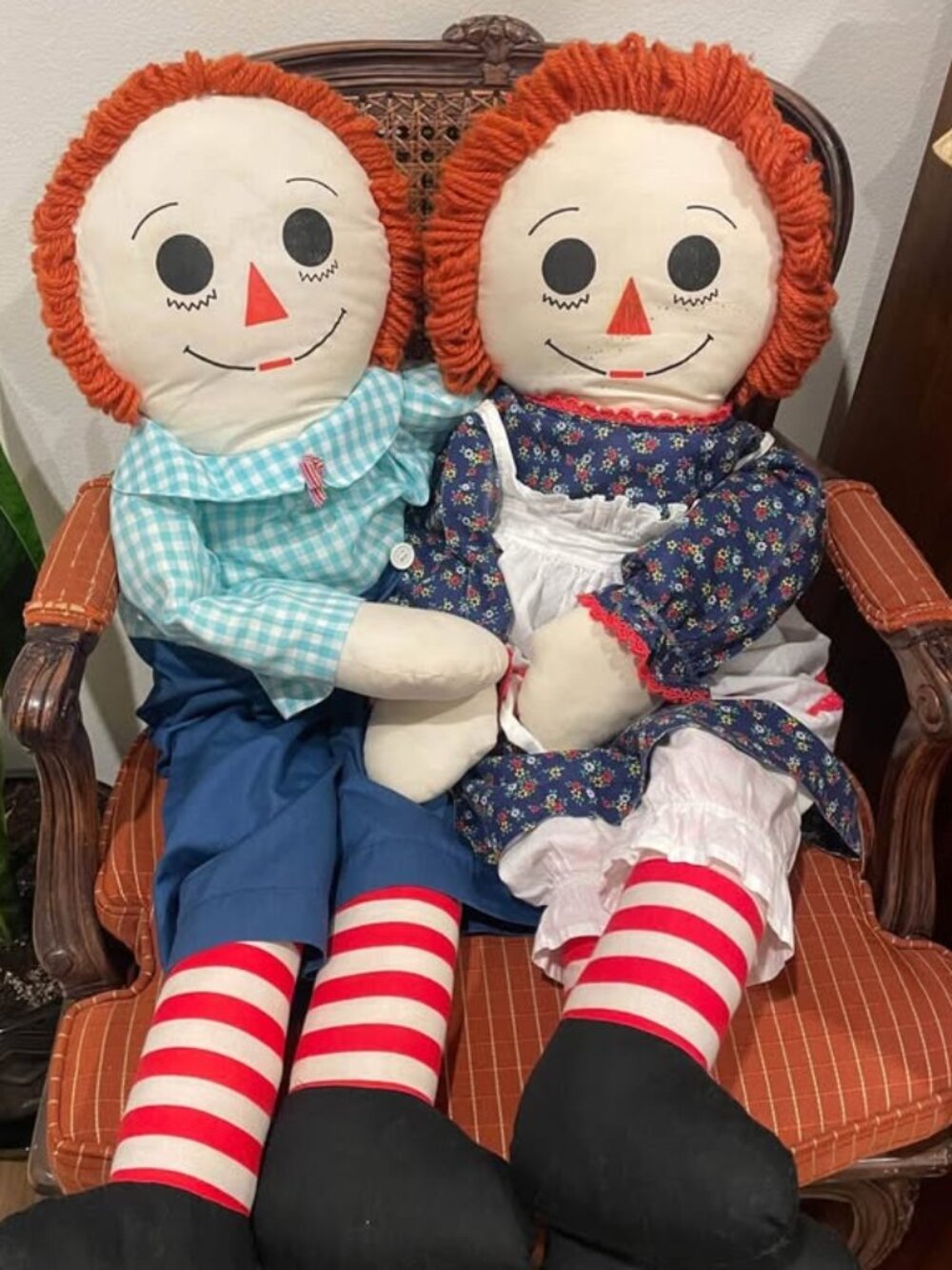 Raggedy Ann and Andy Cloth Dolls
